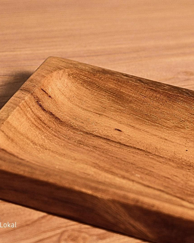Luid Lokal All Purpose Snack Tray Acacia Wood