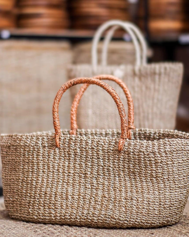 Luid Lokal Hand Bag Picnic Bag Tray Basket Handwoven Abaca