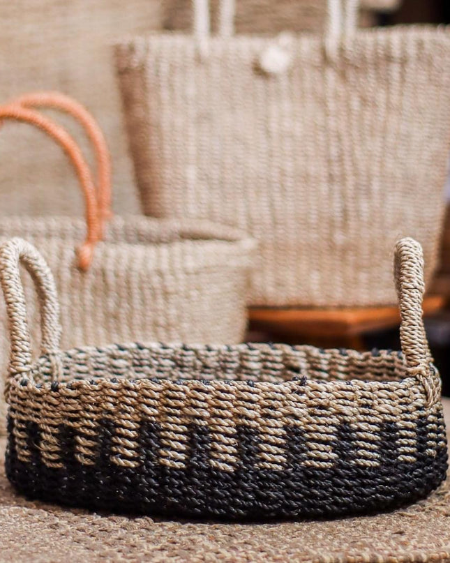 Luid Lokal Hand Bag Picnic Bag Tray Basket Handwoven Abaca