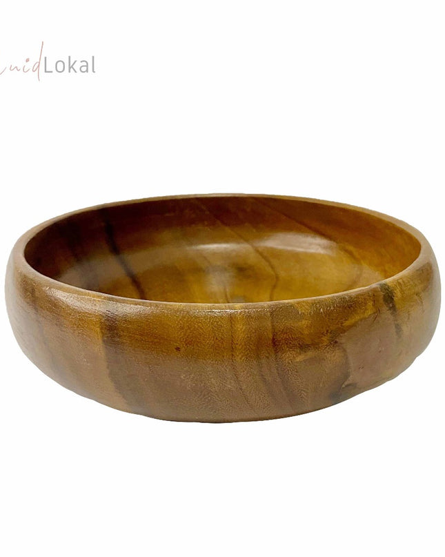 Luid Lokal Calabash Bowls Salad Snack Dish Server Acacia Wood