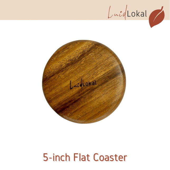 Luid Lokal Big Coaster Mugs Candles Pots Acacia Wood