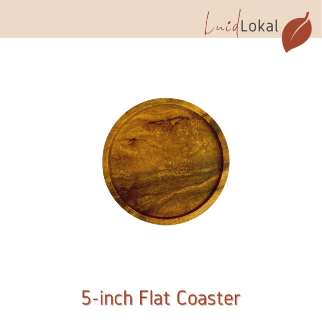 Luid Lokal Big Coaster Mugs Candles Pots Acacia Wood