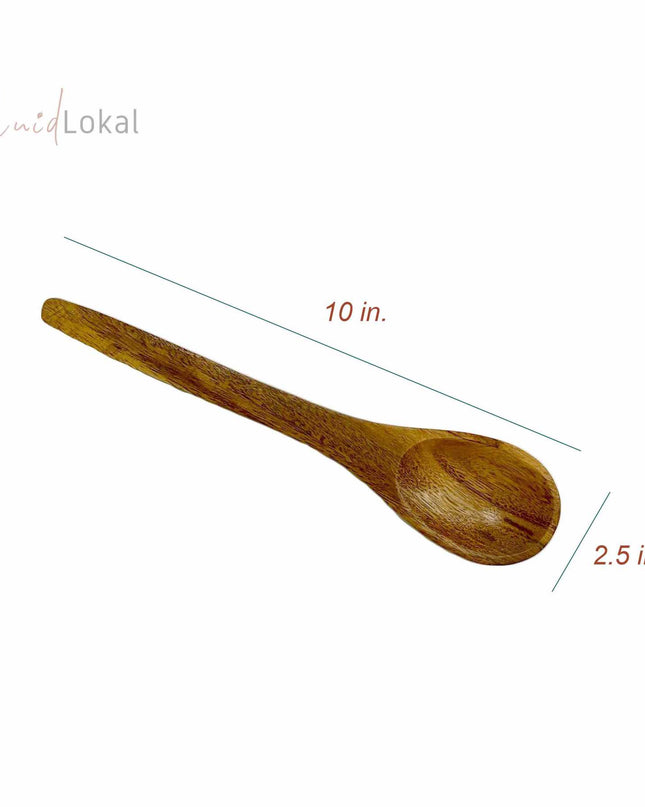 Luid Lokal Salad Server Spoon and Fork Acacia Wood