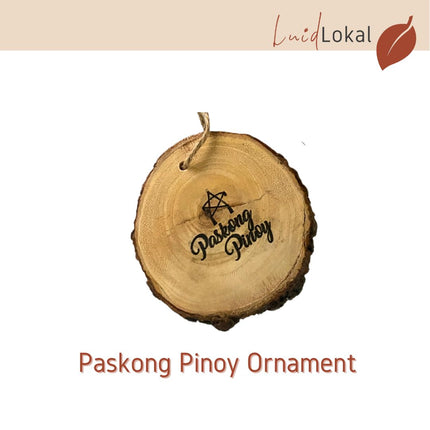 LUID LOKAL CHRISTMAS TREE HANGING ORNAMENTS DECORATION PASKO LANTERN PAROL LOCAL ITEMS ABACA ACACIA WOOD