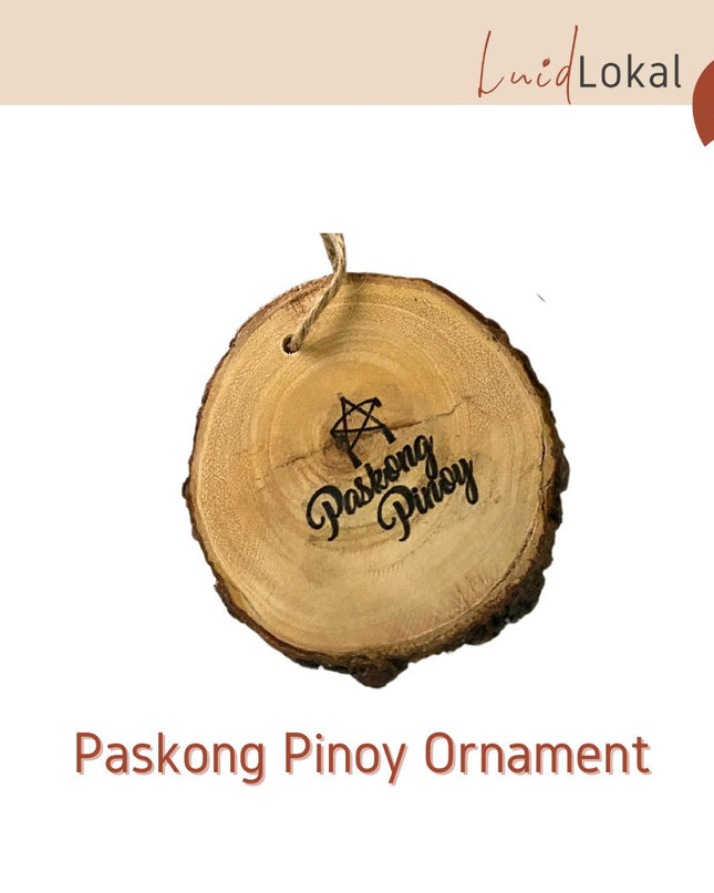 LUID LOKAL CHRISTMAS TREE HANGING ORNAMENTS DECORATION PASKO LANTERN PAROL LOCAL ITEMS ABACA ACACIA WOOD