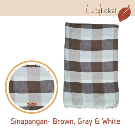 Luid Lokal Inabel Blanket Trambia Wasig Double Mat Table Cloth Loom-weaved Ilocos Poly Cotton Yarn