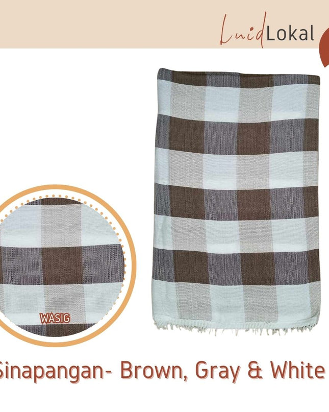 Luid Lokal Inabel Blanket Trambia Wasig Double Mat Table Cloth Loom-weaved Ilocos Poly Cotton Yarn