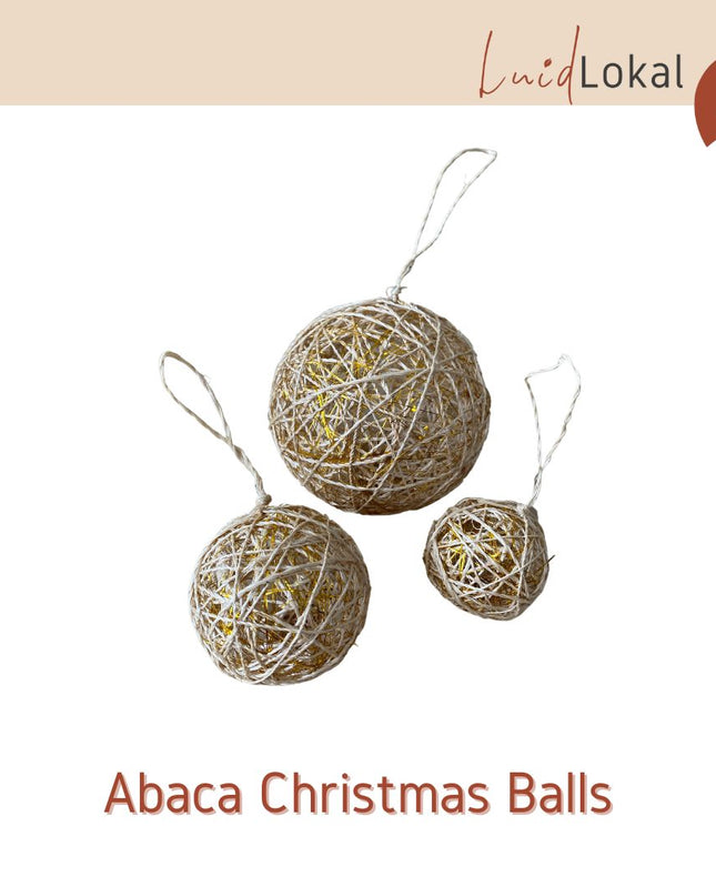 LUID LOKAL CHRISTMAS TREE HANGING ORNAMENTS DECORATION PASKO LANTERN PAROL LOCAL ITEMS ABACA ACACIA WOOD