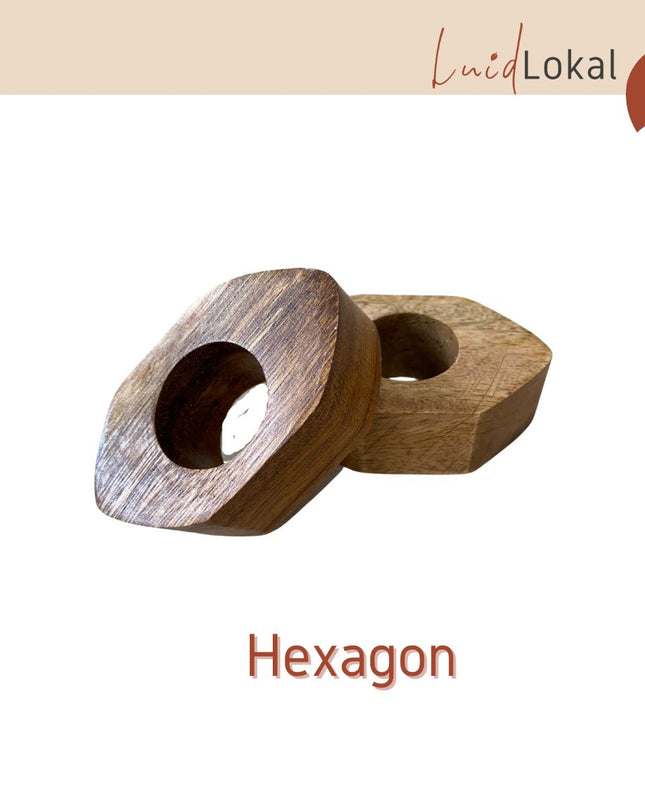 LUID LOKAL NAPKIN RINGS BUCKLE TABLE SETTING HOLIDAYS TABLESCAPE DECORATION ACACIA WOOD RAFFIA