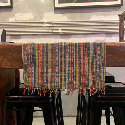 Luid Lokal Handwoven Yakan T'nalak Tennun Traditional Table Runner Abaca Textile