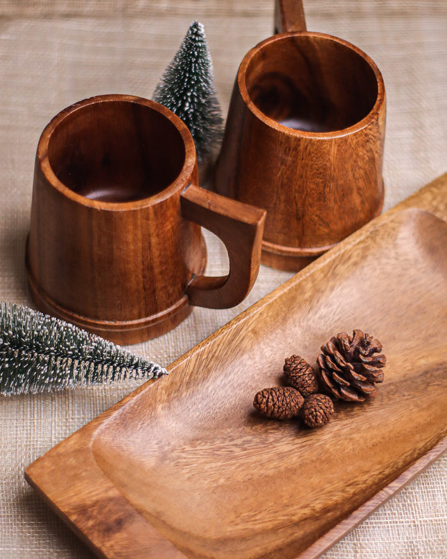 Luid Lokal Tagay Buddies Holiday Gift Bundle Beer Coffee Mug Barbecue Pica Pica Pulutan Tray Couple Christmas Acacia Wood