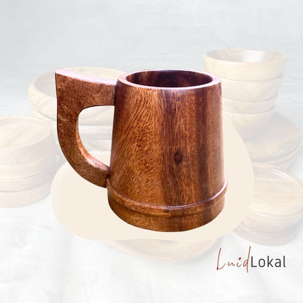 Luid Lokal Tagay Buddies Holiday Gift Bundle Beer Coffee Mug Barbecue Pica Pica Pulutan Tray Couple Christmas Acacia Wood