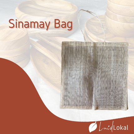 Luid Lokal Sinamay Abaca Natural Native Handicraft Gift Bag