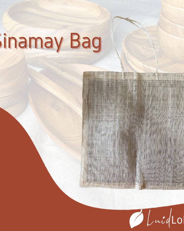 Luid Lokal Sinamay Abaca Natural Native Handicraft Gift Bag