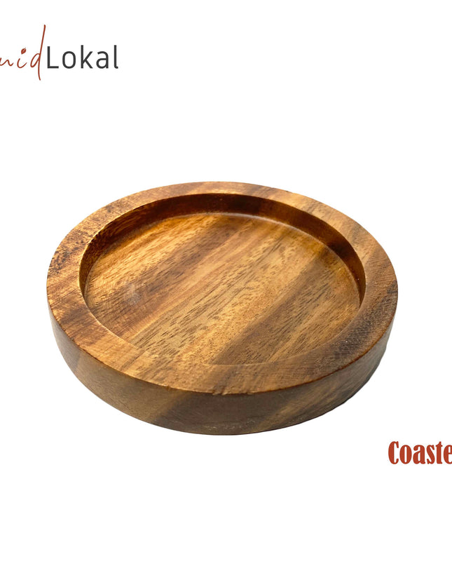 Luid Lokal Coffee Holiday Bundle Mug Dripper Coaster Coffee Grounds Gift Christmas Personalized Acacia Wood