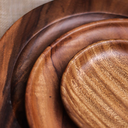 Luid Lokal Plate Holiday Bundle Set Plates Round Plate Charger Plate Tablescape Decoration Christmas Gift Acacia Wood