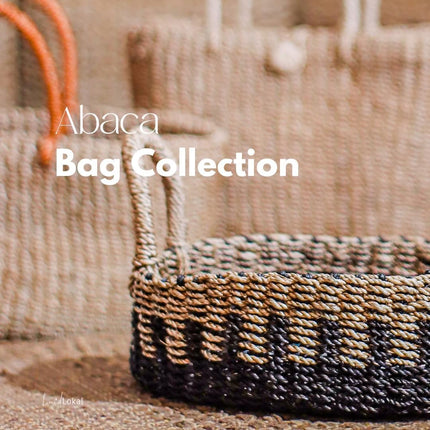 Luid Lokal Hand Bag Picnic Bag Tray Basket Handwoven Abaca