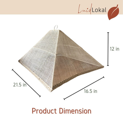 Luid Lokal Abaca Food Cover Mesh Food Tent Collapsible Foldable Aesthetic Local Abaca