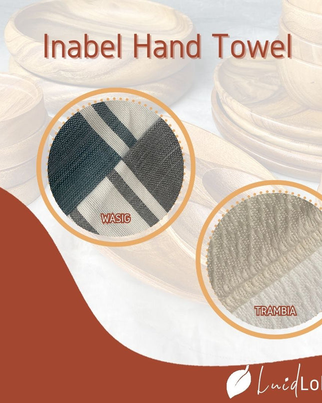 Luid Lokal Inabel Hand Towel Tambria Wasig Dish Towel Handweaved Ilocos Poly Cotton Yarn
