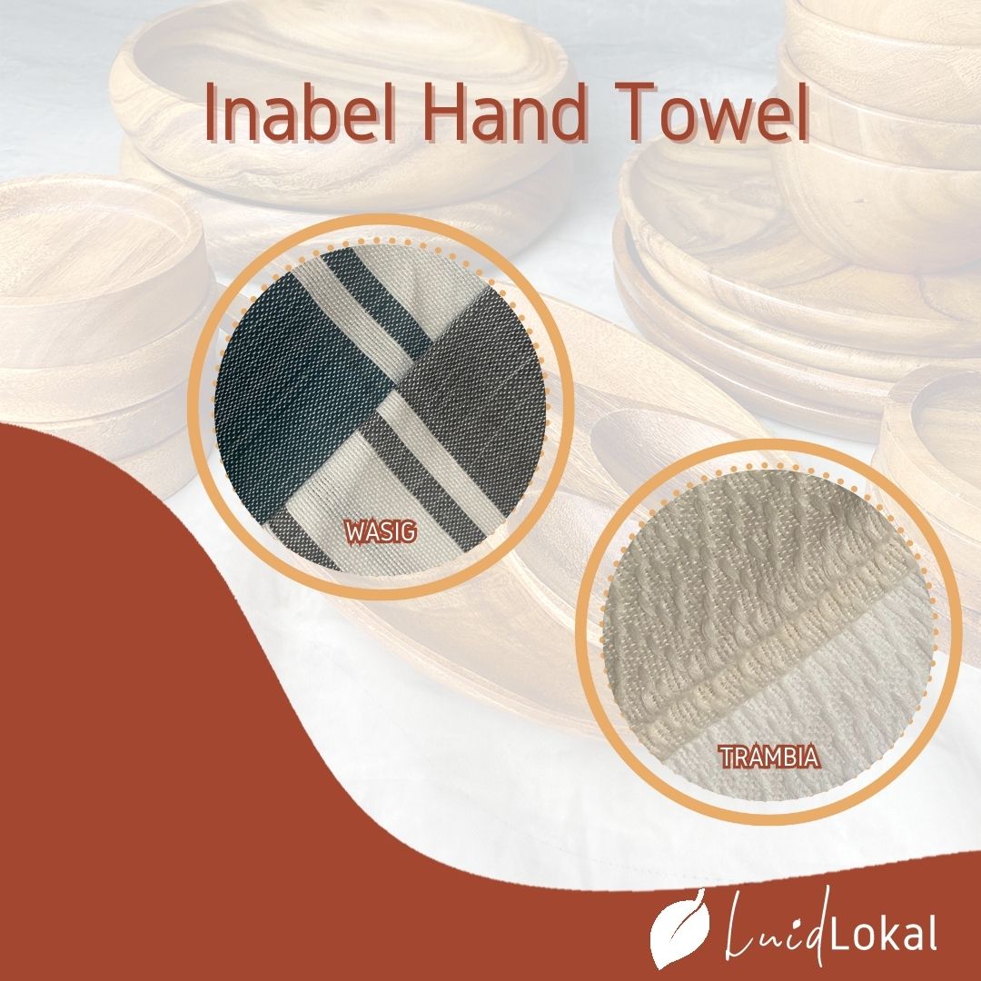 Luid Lokal Inabel Hand Towel Tambria Wasig Dish Towel Handweaved Ilocos Poly Cotton Yarn