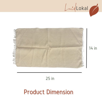Luid Lokal Inabel Hand Towel Tambria Wasig Dish Towel Handweaved Ilocos Poly Cotton Yarn