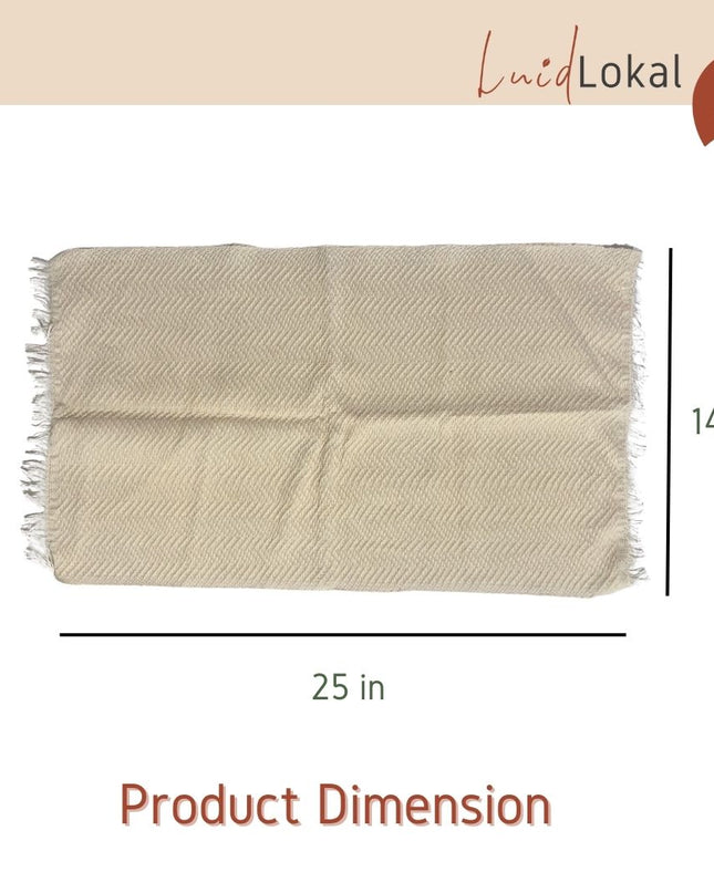 Luid Lokal Inabel Hand Towel Tambria Wasig Dish Towel Handweaved Ilocos Poly Cotton Yarn