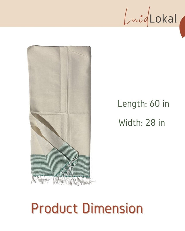 Luid Lokal Inabel Beach Towel Wasig Pool Handweaved Ilocos Poly Cotton Yarn