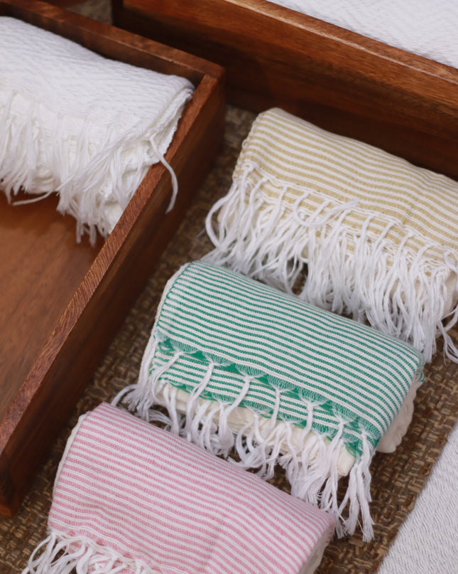 Luid Lokal Inabel Beach Towel Wasig Pool Handweaved Ilocos Poly Cotton Yarn