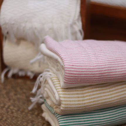 Luid Lokal Inabel Beach Towel Wasig Pool Handweaved Ilocos Poly Cotton Yarn