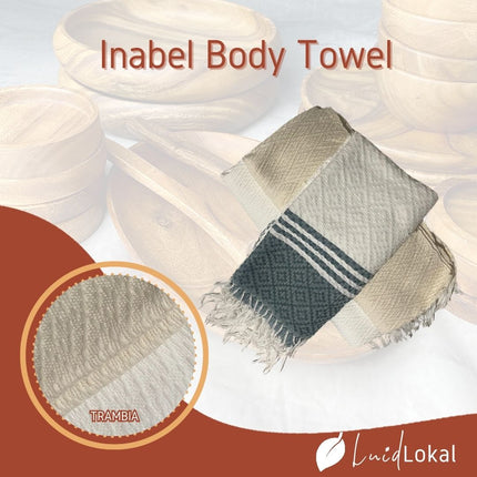 Luid Lokal Inabel Bath Towel Trambia Throw Blanket Pool Loom-weaved Ilocos Poly Cotton Yarn
