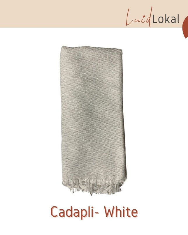 Luid Lokal Inabel Bath Towel Trambia Throw Blanket Pool Loom-weaved Ilocos Poly Cotton Yarn