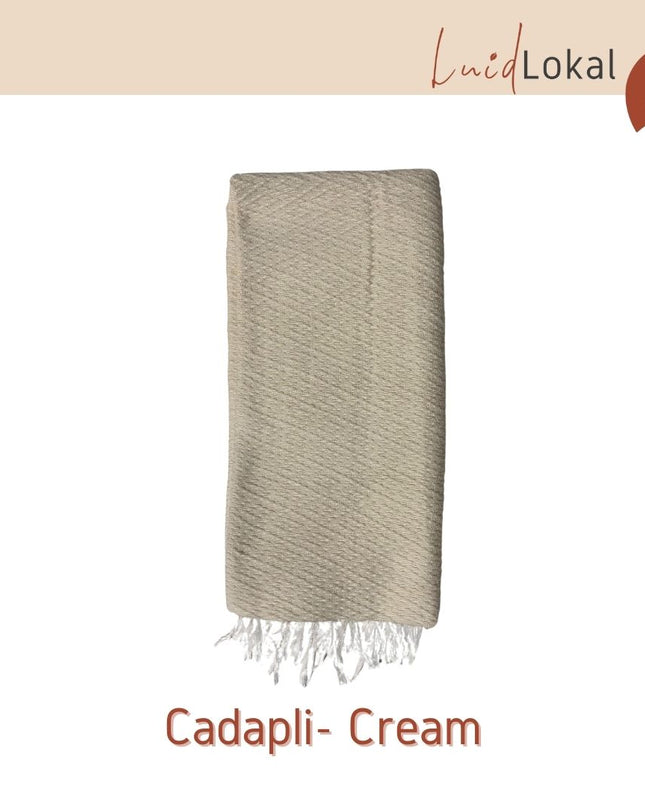Luid Lokal Inabel Bath Towel Trambia Throw Blanket Pool Loom-weaved Ilocos Poly Cotton Yarn