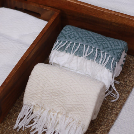 Luid Lokal Inabel Bath Towel Trambia Throw Blanket Pool Loom-weaved Ilocos Poly Cotton Yarn