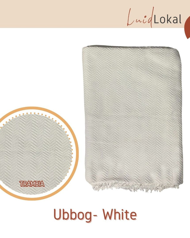 Luid Lokal Inabel Blanket Trambia Wasig Double Mat Table Cloth Loom-weaved Ilocos Poly Cotton Yarn