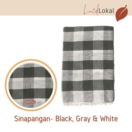Luid Lokal Inabel Blanket Trambia Wasig Double Mat Table Cloth Loom-weaved Ilocos Poly Cotton Yarn
