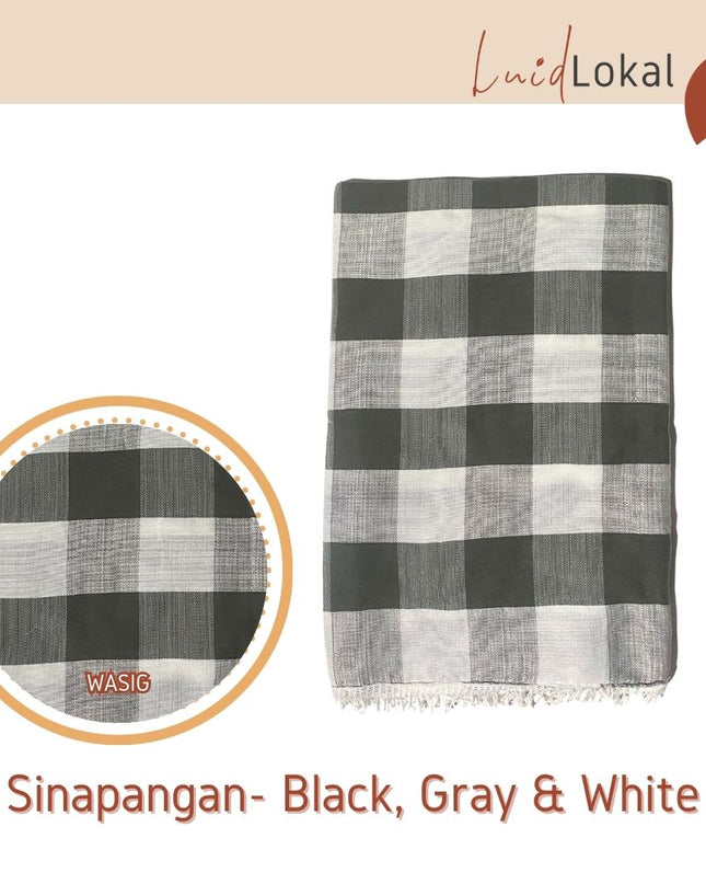 Luid Lokal Inabel Blanket Trambia Wasig Double Mat Table Cloth Loom-weaved Ilocos Poly Cotton Yarn