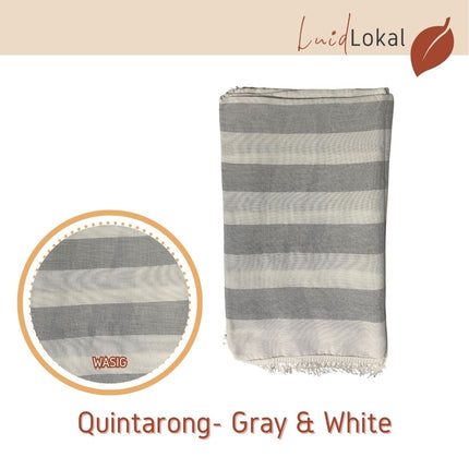 Luid Lokal Inabel Blanket Trambia Wasig Double Mat Table Cloth Loom-weaved Ilocos Poly Cotton Yarn