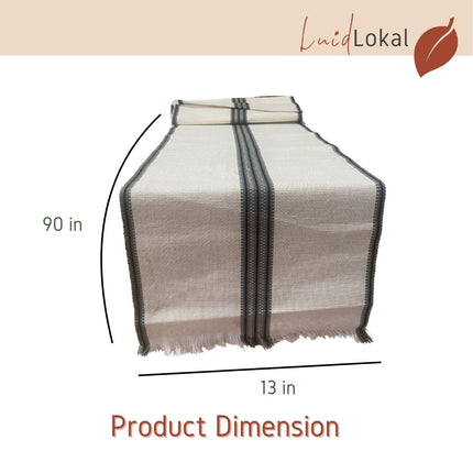 Luid Lokal Inabel Table Runner Wasig Handwoven Local Rustic Aesthetic