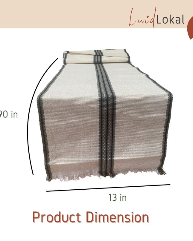Luid Lokal Inabel Table Runner Wasig Handwoven Local Rustic Aesthetic