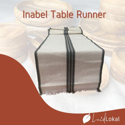 Luid Lokal Inabel Table Runner Wasig Handwoven Local Rustic Aesthetic