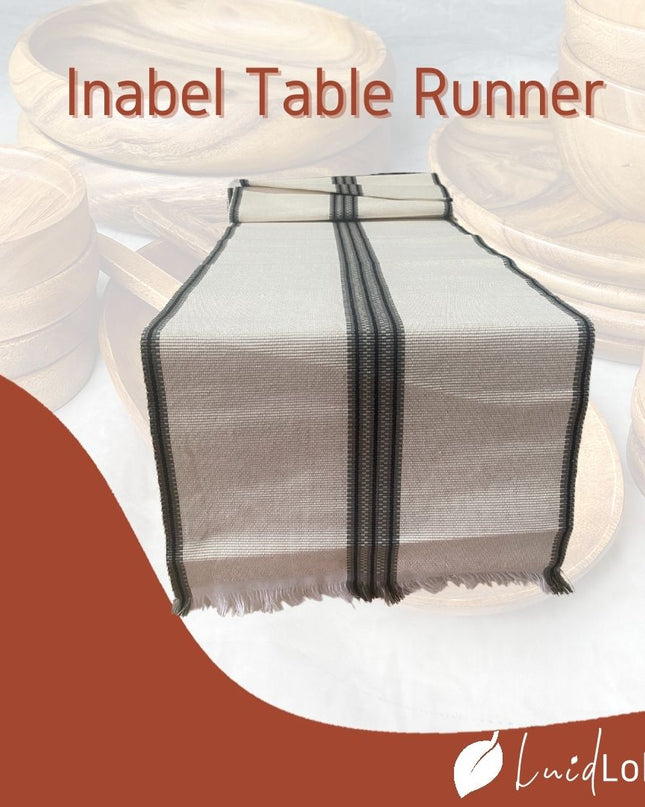 Luid Lokal Inabel Table Runner Wasig Handwoven Local Rustic Aesthetic