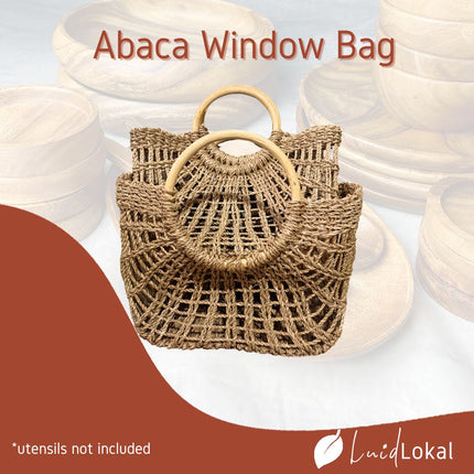 Luid Lokal Abaca Window Bag Beach Events Souvenirs Gift