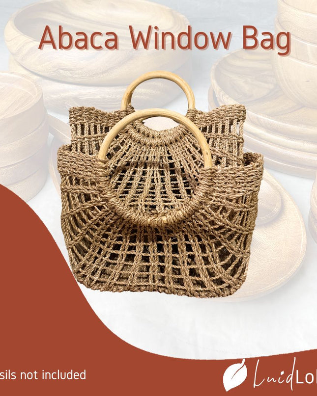 Luid Lokal Abaca Window Bag Beach Events Souvenirs Gift