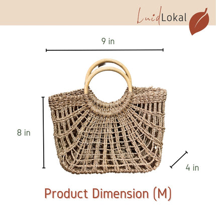 Luid Lokal Abaca Window Bag Beach Events Souvenirs Gift