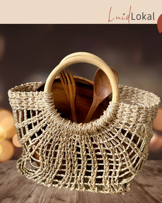 Luid Lokal Abaca Window Bag Beach Events Souvenirs Gift