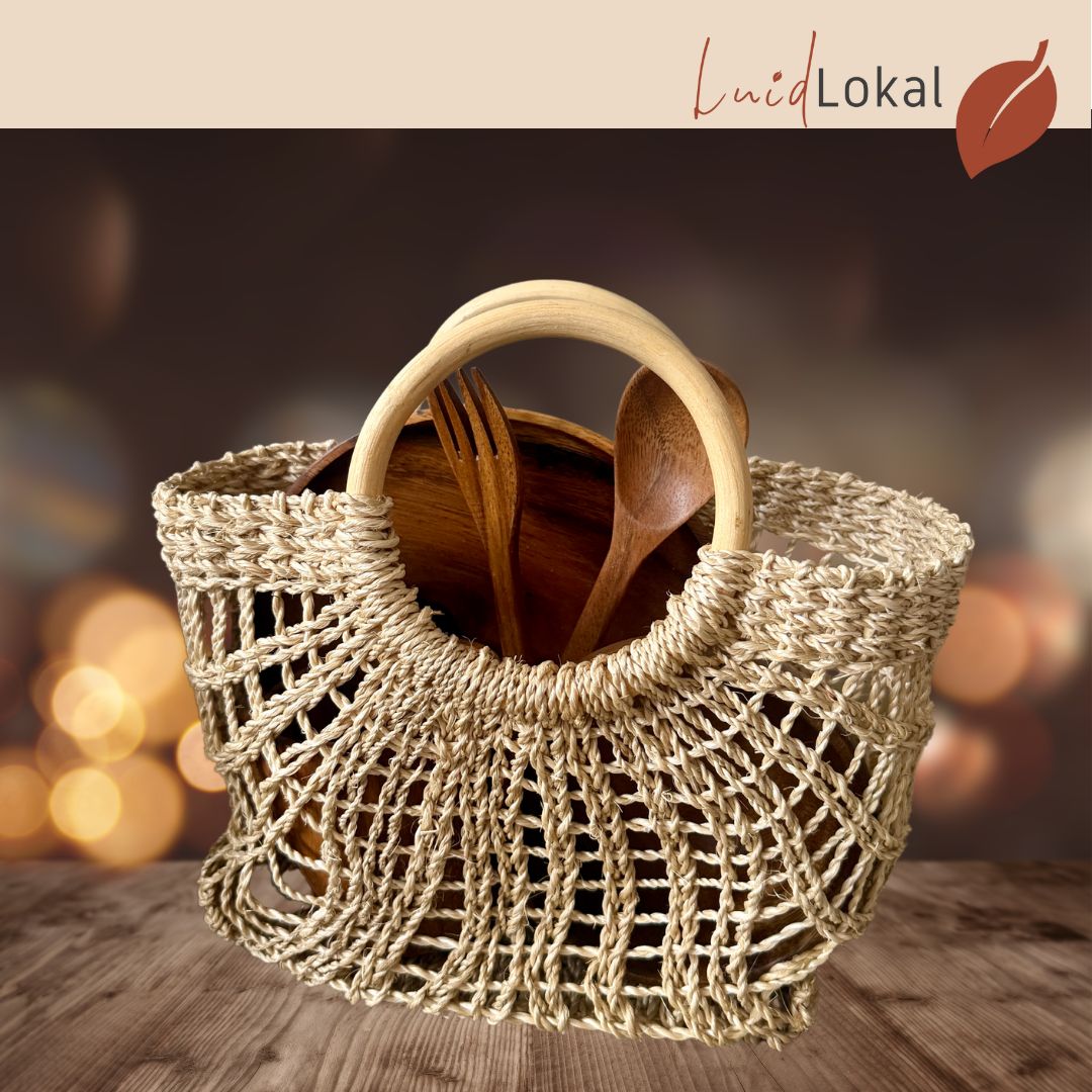 Luid Lokal Abaca Window Bag Beach Events Souvenirs Gift