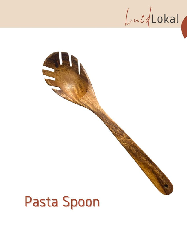 Long Scooper Pasta Spoon Serving Spoon Stirring Spoon Long Handle Acacia Wood