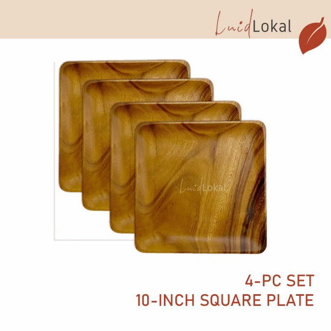 SET OF 4s - Round and Square Plates