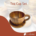 Tea Cup Set w/ Vector Engrave