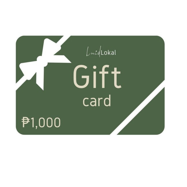 Luid Lokal Digital Gift Card E-Gift Certificate